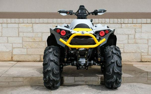 New 2024 CAN-AM RENEGADE X MR 650 CATALYST GRAY AND NEO YELLOW