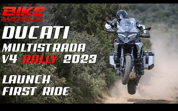 2023 Ducati Multistrada V4 Rally | Launch First Ride On & Off Road.