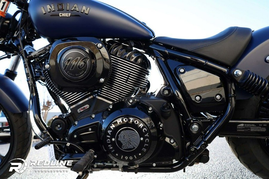 2024 Indian Motorcycle® Chief Dark Horse® Springfield Blue Smoke