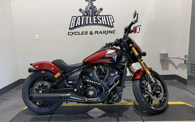 2026 Indian 101 Scout Sunset Red Metallic