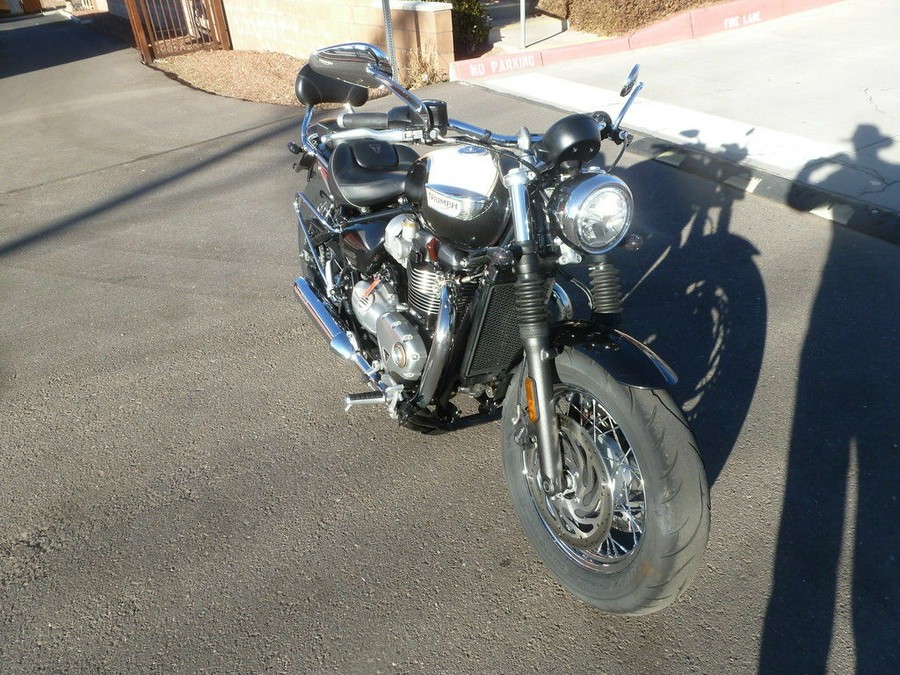 2018 Triumph Bonneville Speedmaster Fusion White and Phantom Black