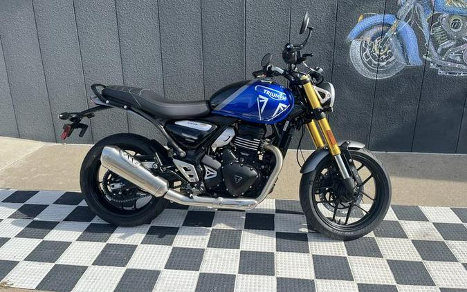 2024 Triumph Speed 400 Caspian Blue / Storm Grey