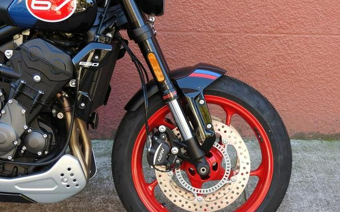 2026 Triumph Trident 660 Triple Tribute Edition Sapphire Black and Cobalt Blue