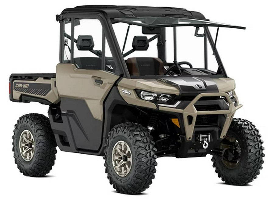 2024 Can-Am® Defender Limited HD10 Desert Tan & Timeless Black