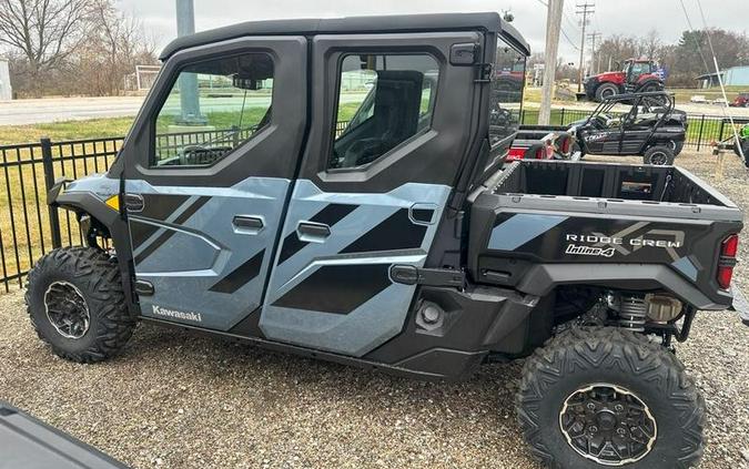 2025 Kawasaki METALLIC BLUISH GRAY RIDGE XR CREW LIMITED HVAC