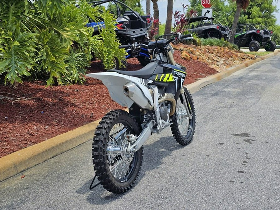 2024 Triumph TF 250-X RacingYellowBlackWhite