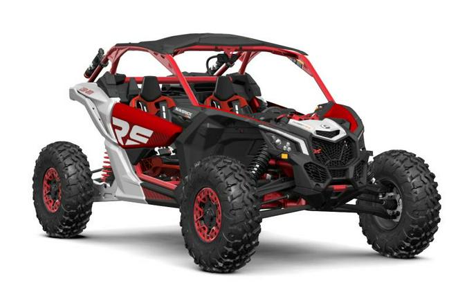 2024 Can-Am® Maverick X3 X rs Turbo RR with Smart-Shox Fiery Red & Hyper Silver