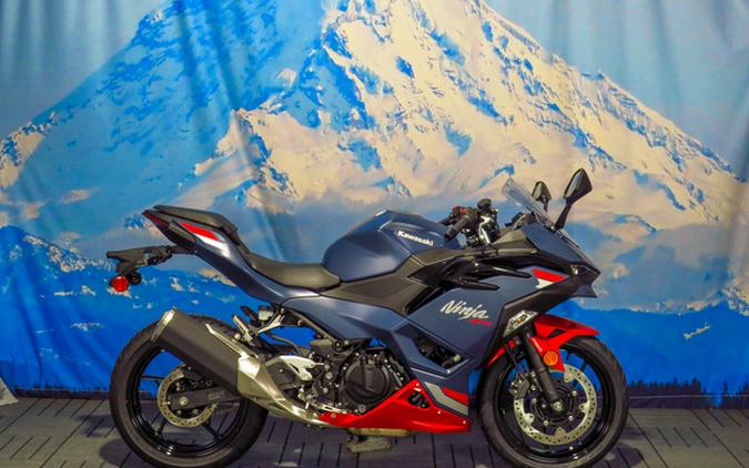 2026 Kawasaki Ninja 500 ABS Metallic Matte Twilight Blue