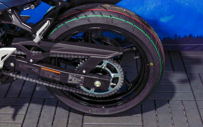 2026 Kawasaki Ninja 500 ABS Metallic Matte Twilight Blue