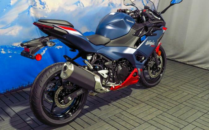 2026 Kawasaki Ninja 500 ABS Metallic Matte Twilight Blue