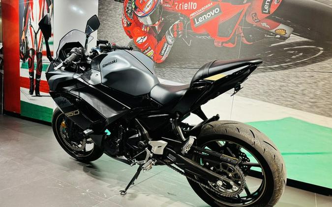 2024 Kawasaki Ninja 650 ABS Metallic Matte Dark Gray/Metallic S