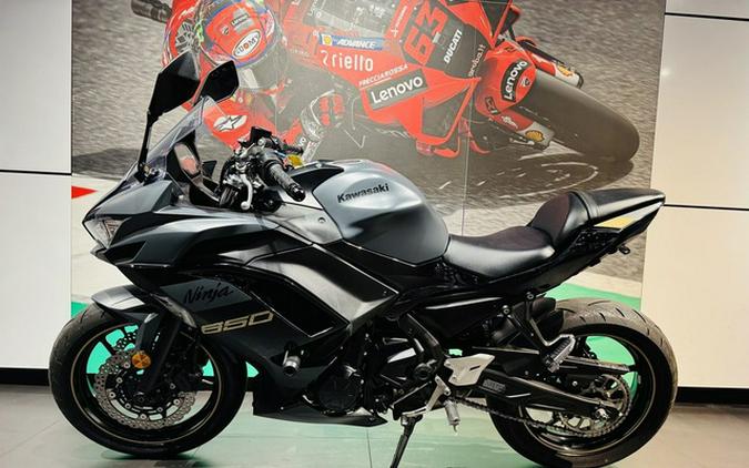 2024 Kawasaki Ninja 650 ABS Metallic Matte Dark Gray/Metallic S