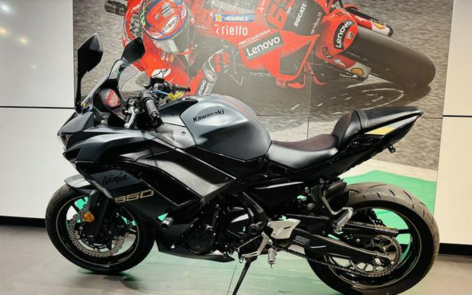 2024 Kawasaki Ninja 650 ABS Metallic Matte Dark Gray/Metallic S