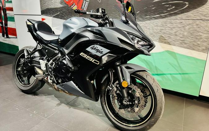 2024 Kawasaki Ninja 650 ABS Metallic Matte Dark Gray/Metallic S