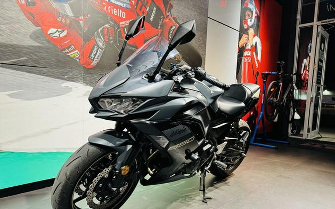 2024 Kawasaki Ninja 650 ABS Metallic Matte Dark Gray/Metallic S