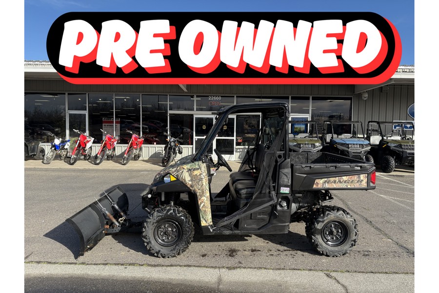 2019 Polaris Ranger XP 900 With Plow