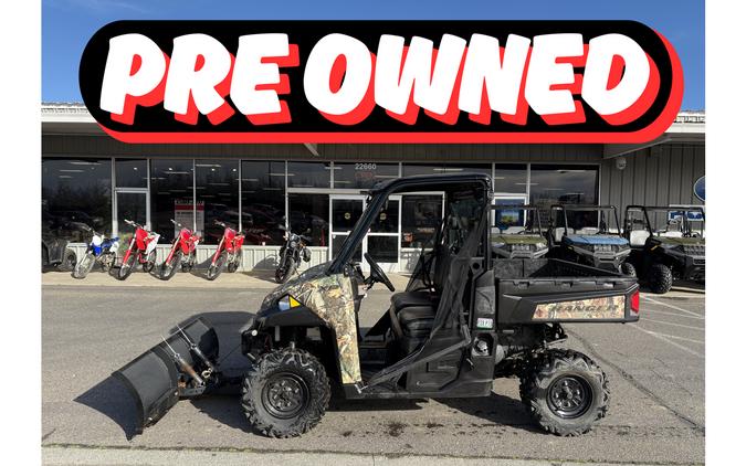 2019 Polaris Ranger XP 900 With Plow