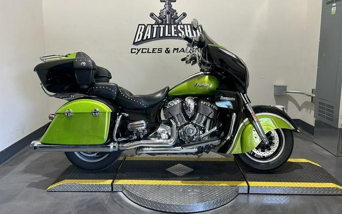2017 Indian Roadmaster Icon Thunder Black & Snakeskin Green
