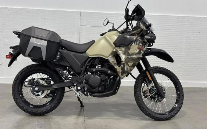 2026 Kawasaki KLR®650 Adventure ABS Cypher Camo Beige