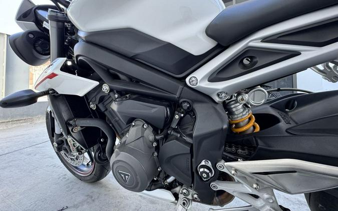 2019 Triumph Street Triple RS Crystal White