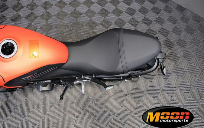 2023 Triumph Trident 660 Matte Baja Orange / Matte Storm Grey