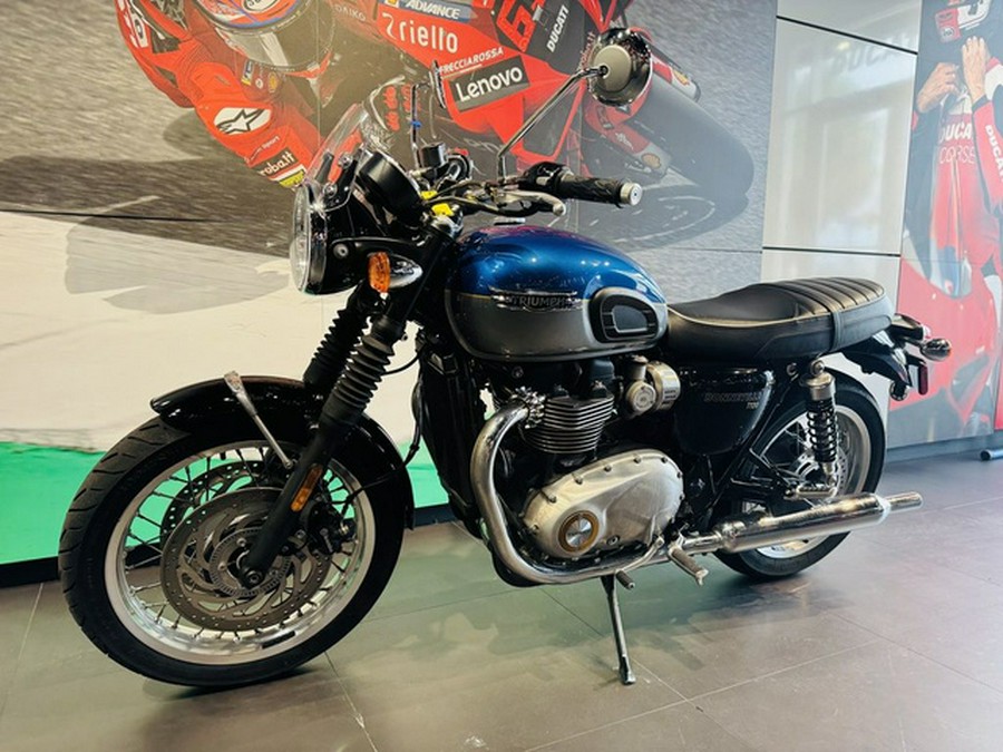 2022 Triumph Bonneville T120 Cobalt BlueSilver Ice