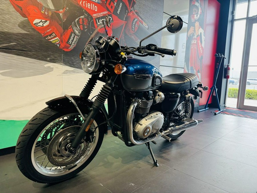 2022 Triumph Bonneville T120 Cobalt BlueSilver Ice