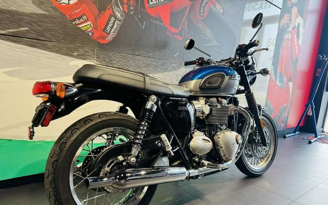 2022 Triumph Bonneville T120 Cobalt BlueSilver Ice
