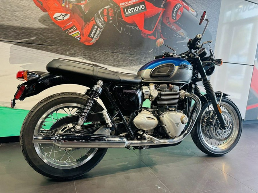 2022 Triumph Bonneville T120 Cobalt BlueSilver Ice