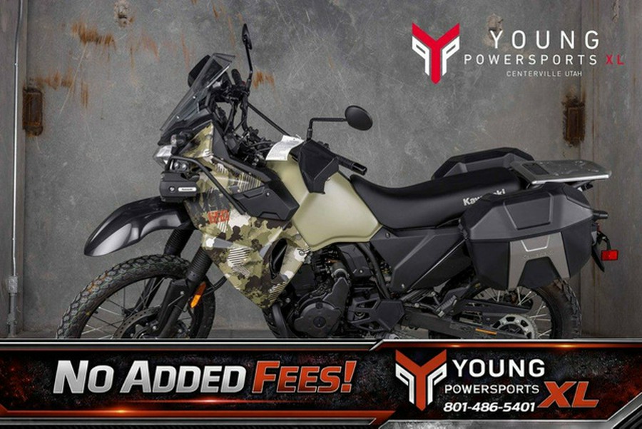 2025 Kawasaki KLR650 Adventure ABS Cypher Camo Beige ABS