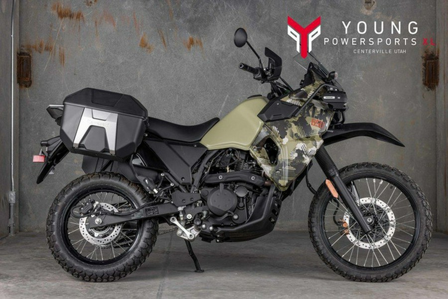 2025 Kawasaki KLR650 Adventure ABS Cypher Camo Beige ABS