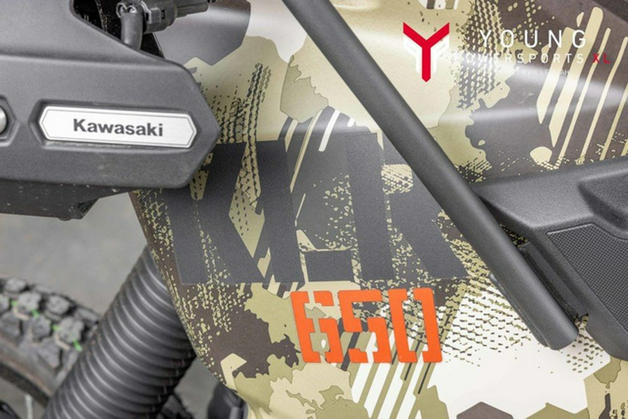 2025 Kawasaki KLR650 Adventure ABS Cypher Camo Beige ABS