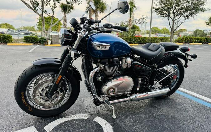 2020 Triumph Bonneville Speedmaster Cobalt Blue/Jet Black