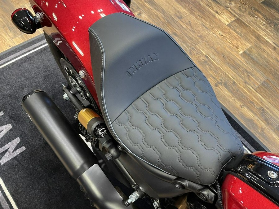 2025 Indian Motorcycle® 101 Scout® Sunset Red Metallic with Graphics