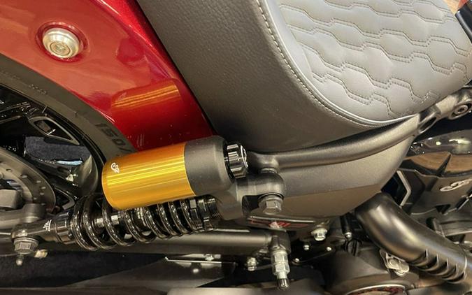 2025 Indian 101 Scout Sunset Red Metallic With Graphics