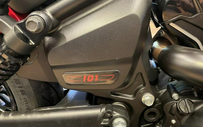 2025 Indian 101 Scout Sunset Red Metallic With Graphics