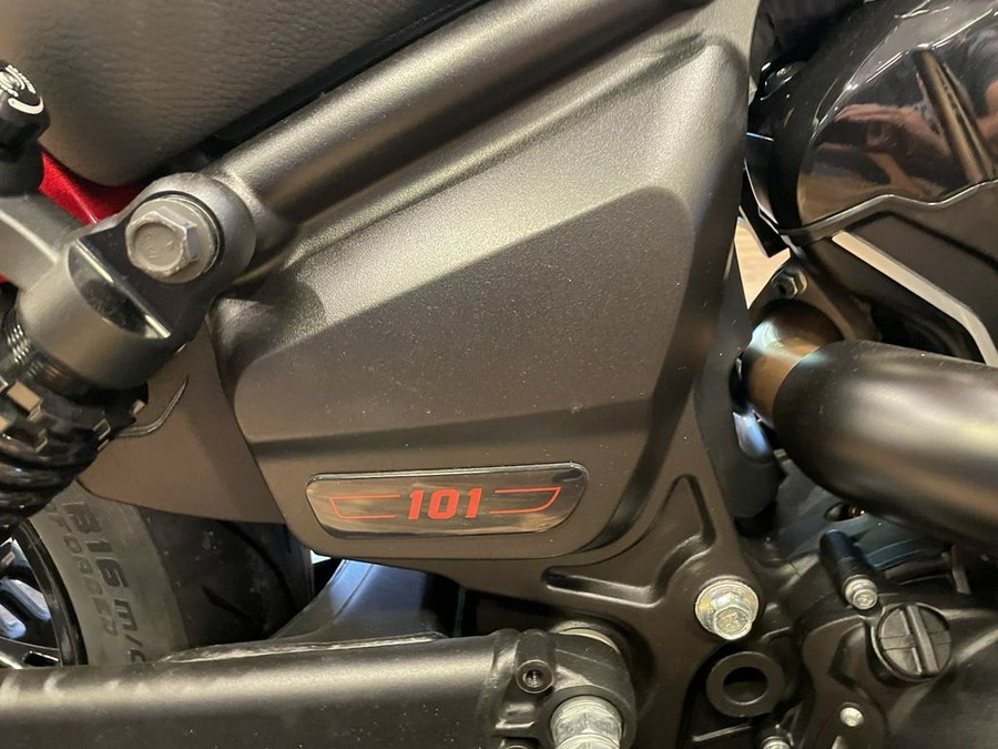 2025 Indian Motorcycle® 101 Scout® Sunset Red Metallic with Graphics