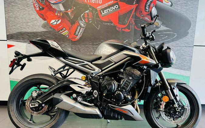 2024 Triumph Street Triple 765 RS Silver Ice