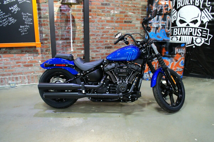 2024 Harley-Davidson® Street Bob® 114 Blue Burst