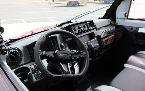 New 2025 KAWASAKI RIDGE CREW HVAC CANDY PERSIMMON RED