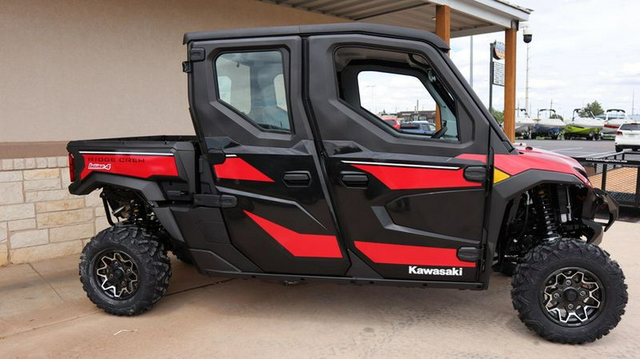 New 2025 KAWASAKI RIDGE CREW HVAC CANDY PERSIMMON RED