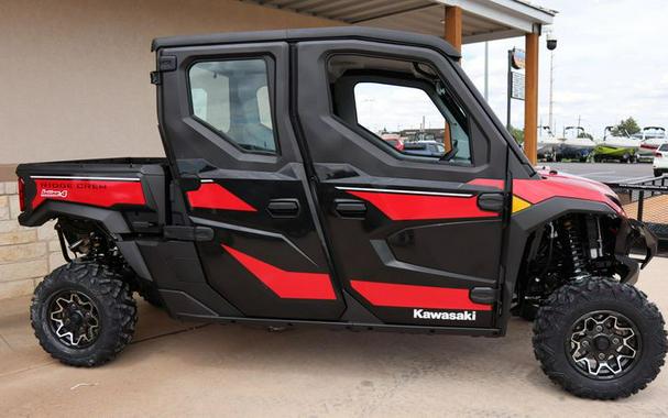 New 2025 KAWASAKI RIDGE CREW HVAC CANDY PERSIMMON RED