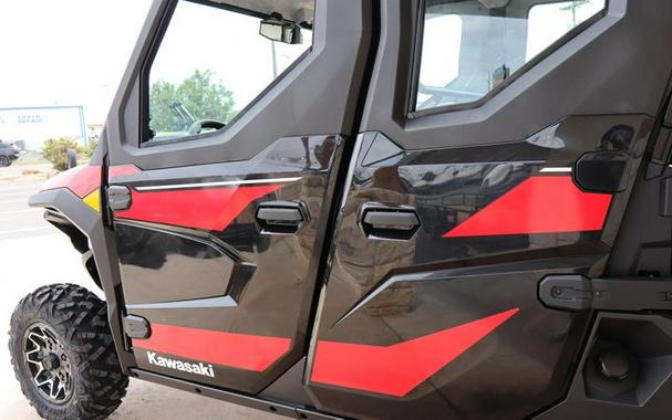 New 2025 KAWASAKI RIDGE CREW HVAC CANDY PERSIMMON RED