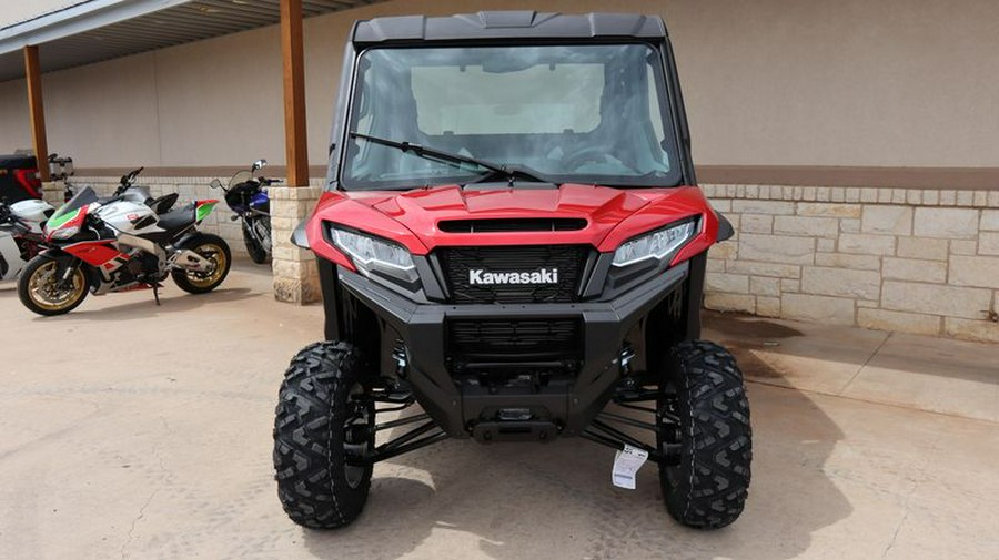 New 2025 KAWASAKI RIDGE CREW HVAC CANDY PERSIMMON RED
