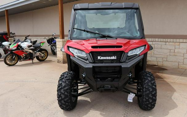 New 2025 KAWASAKI RIDGE CREW HVAC CANDY PERSIMMON RED