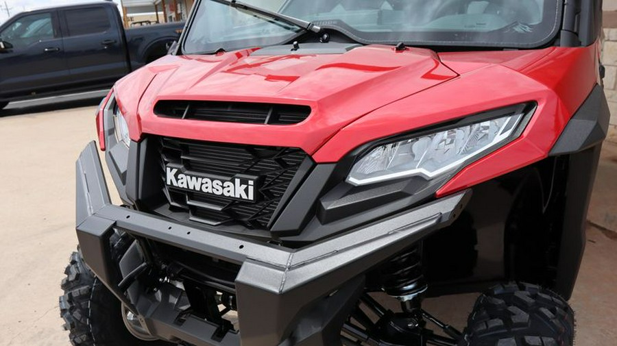 New 2025 KAWASAKI RIDGE CREW HVAC CANDY PERSIMMON RED