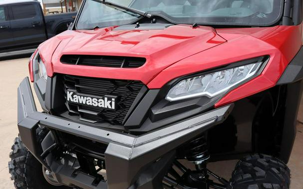 New 2025 KAWASAKI RIDGE CREW HVAC CANDY PERSIMMON RED