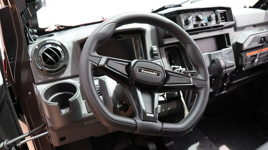 New 2025 KAWASAKI RIDGE CREW HVAC CANDY PERSIMMON RED