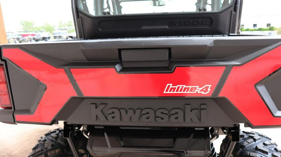 New 2025 KAWASAKI RIDGE CREW HVAC CANDY PERSIMMON RED