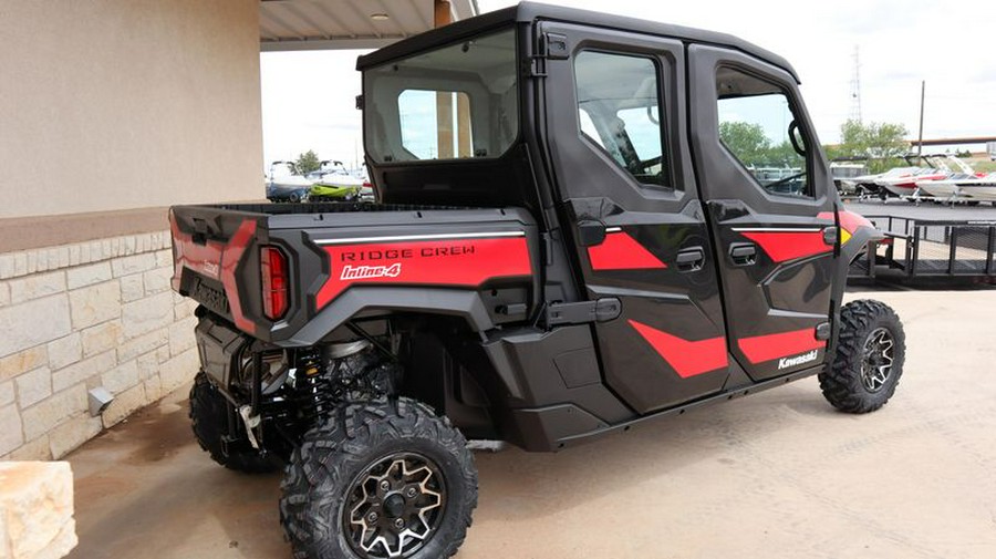 New 2025 KAWASAKI RIDGE CREW HVAC CANDY PERSIMMON RED